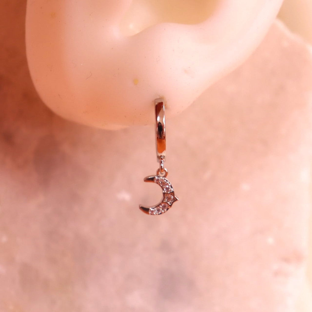 Starry Moon Hoop - Mix and Match Earring