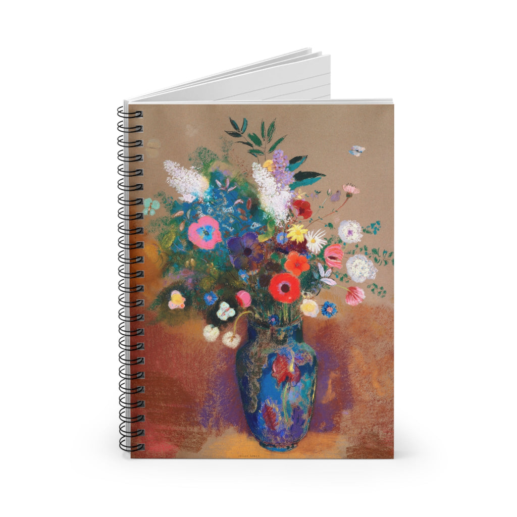 Art History Collection: Bouquet of Flowers Spiral Notebook - Lined Pages