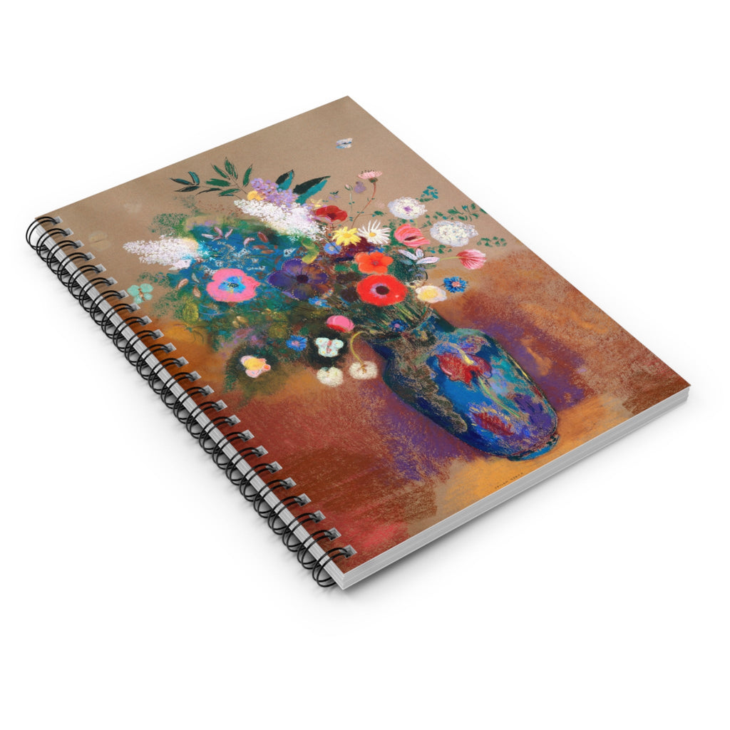 Art History Collection: Bouquet of Flowers Spiral Notebook - Lined Pages