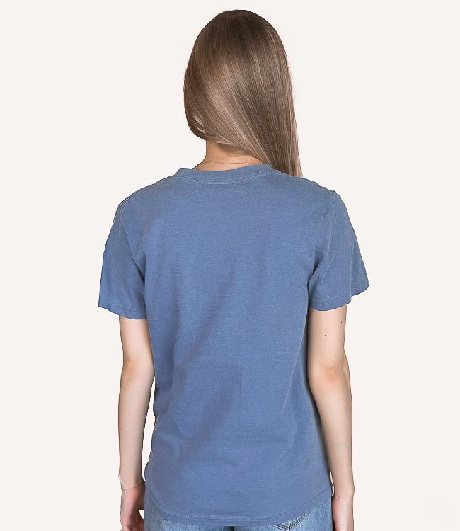 Flower Garden Comfort Colors Graphic Tee - Blue Jean