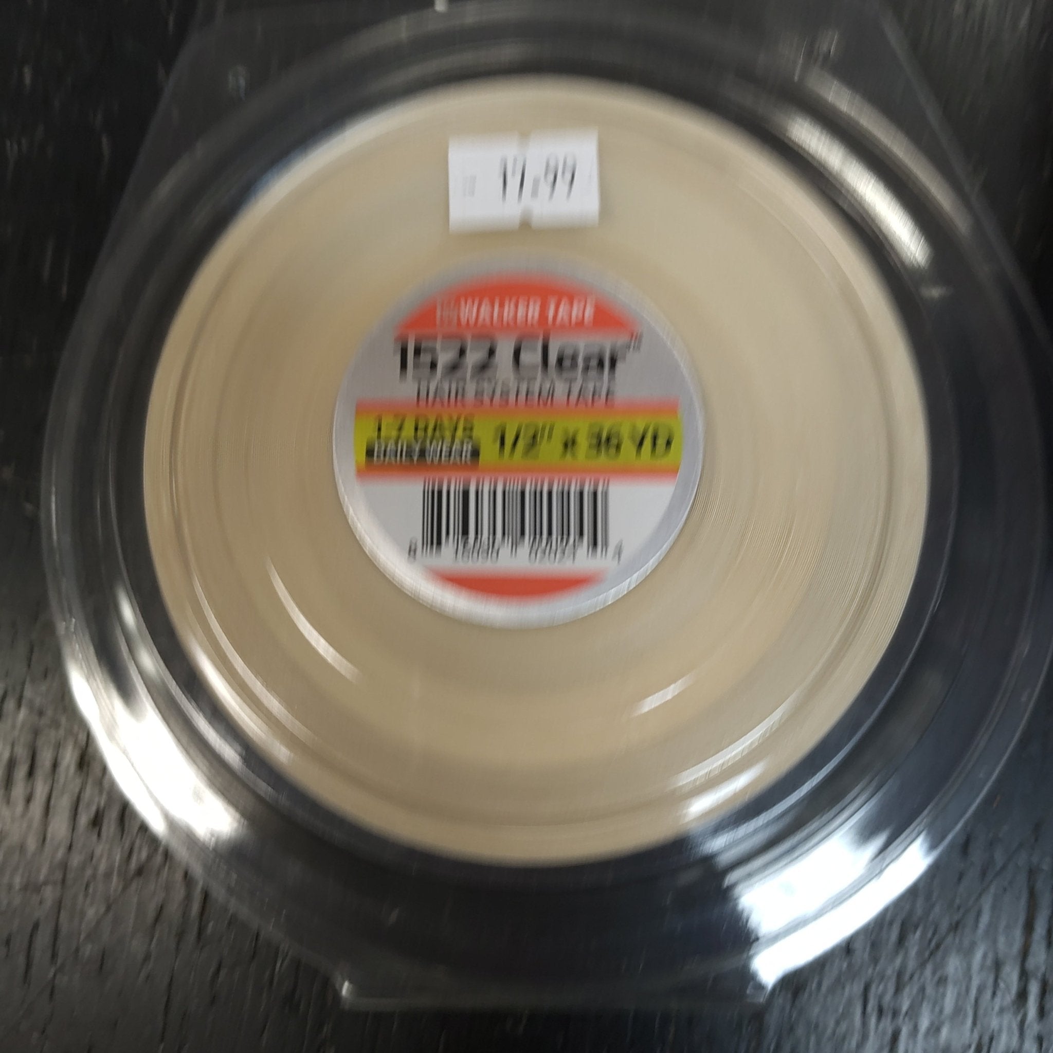 Walker 1522 Clear Tape Roll 1/2" by 36 Yard for Hair Extensions