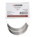 Kruuse Regular 3/8 Circle Suture Needles Sharp 89mm 10 Pack