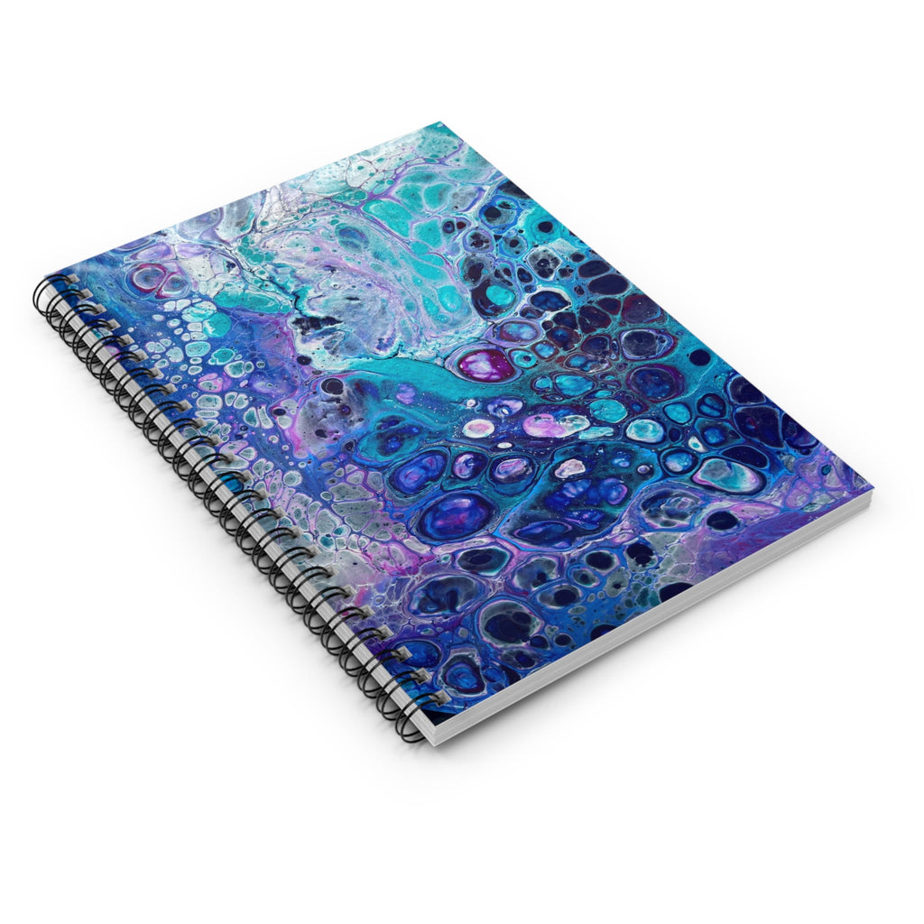 Bespattered Facade Galaxy Spiral Notebook - Lined Pages
