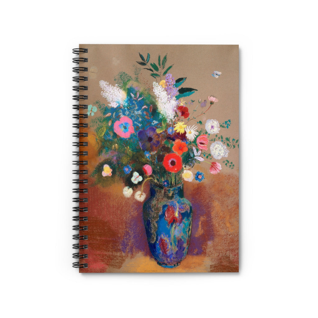 Art History Collection: Bouquet of Flowers Spiral Notebook - Lined Pages