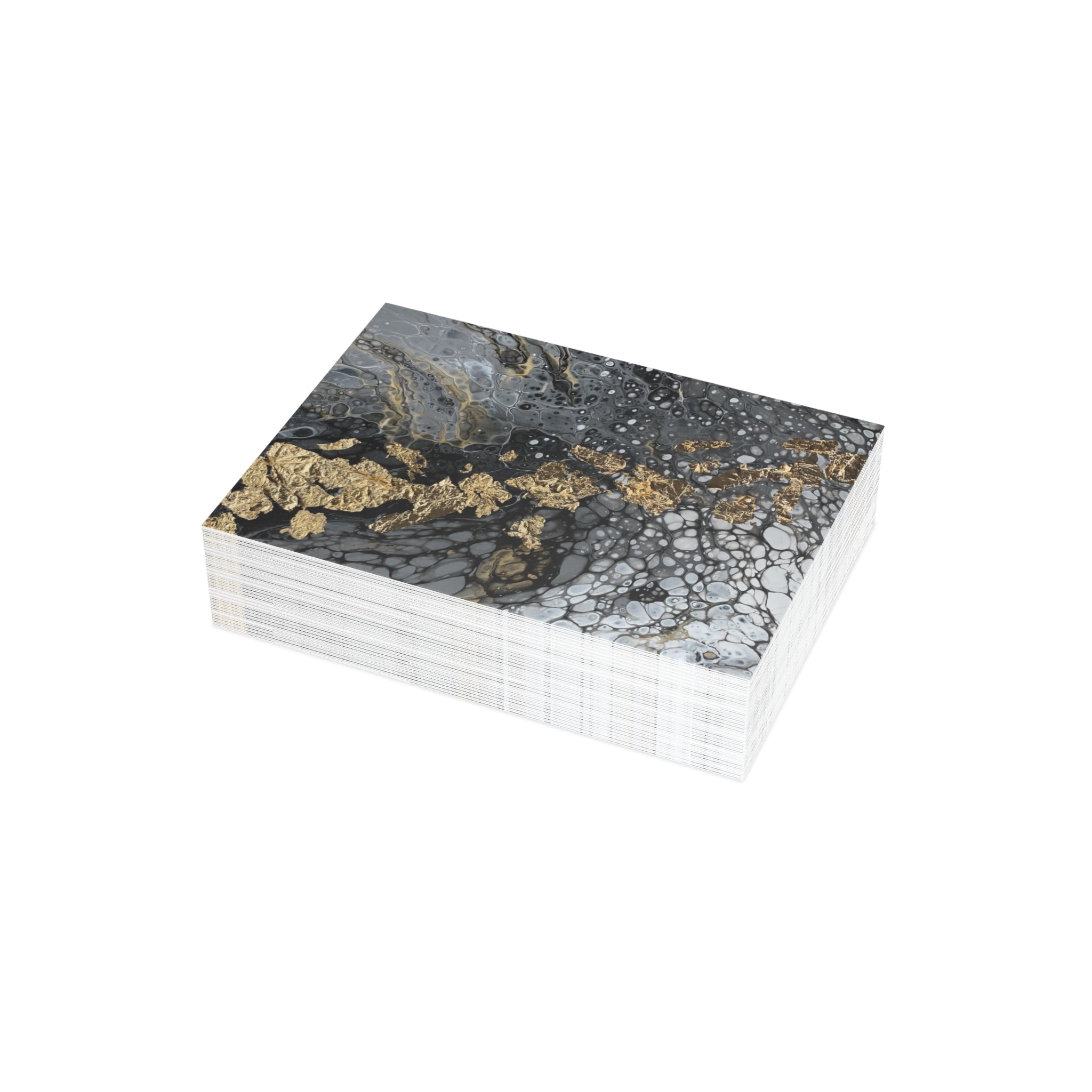 Bespattered Facade You're Golden Greeting Cards | Sets of 1, 10, 30, or 50