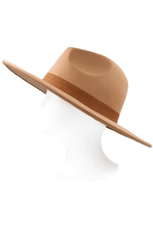 Faux Wool Fedora Hat
