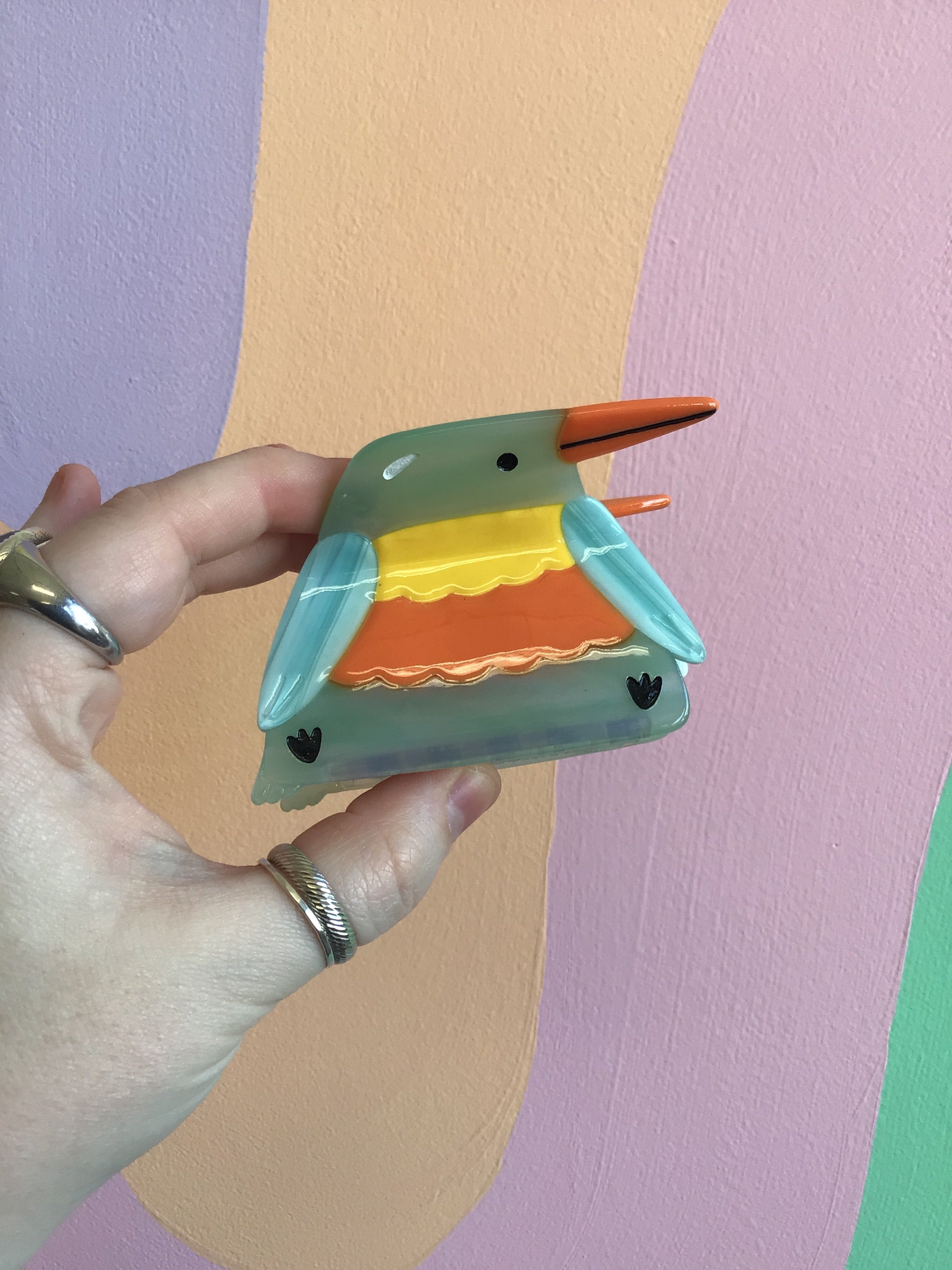 Cartoon Bird Hair Claw