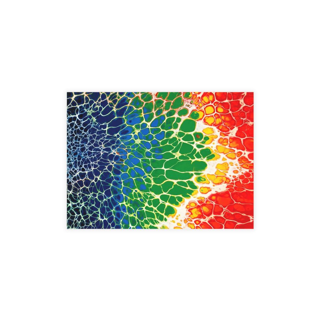 Bespattered Facade Rainbow Seaside Postcards (no envelopes) | Sets of 10, 30, or 50