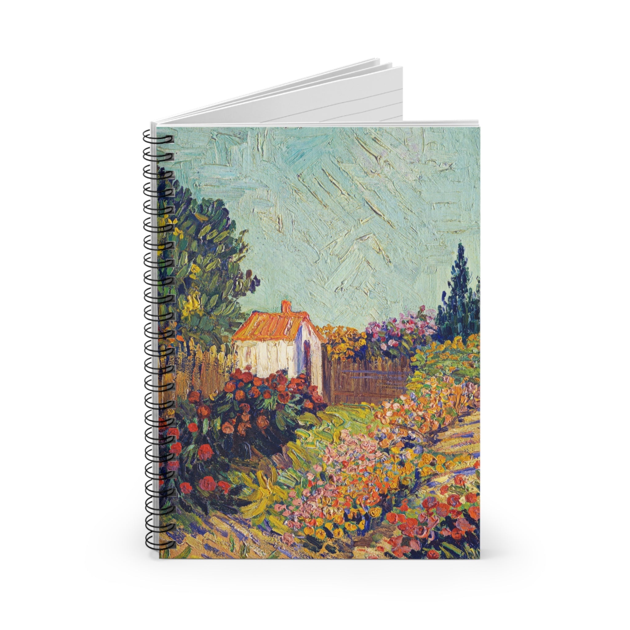 The Art History Collection: Landscape with Garden House Spiral Notebook - Lined Pages