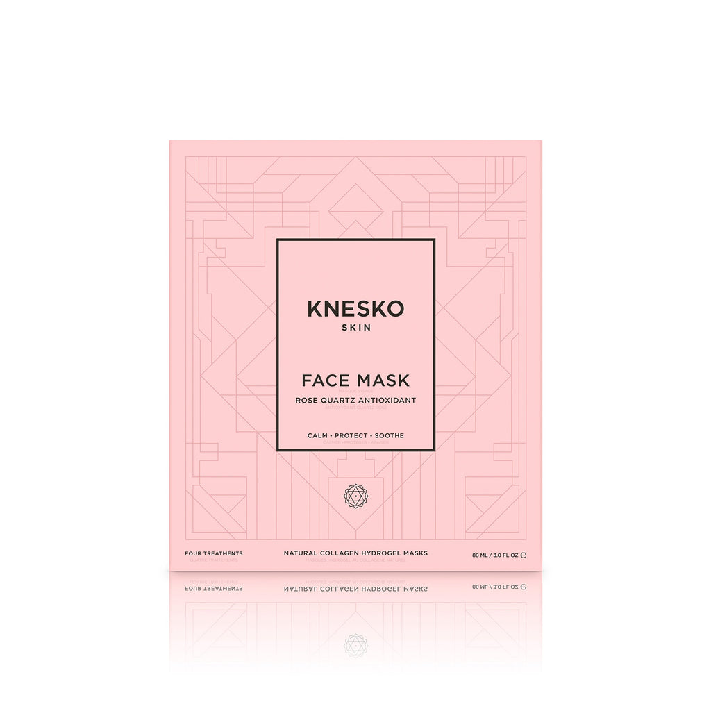 Rose Quartz Antioxidant Face Mask - 4 Pack | Knesko