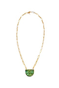 Half Moon Gemstone Necklace +5 stones