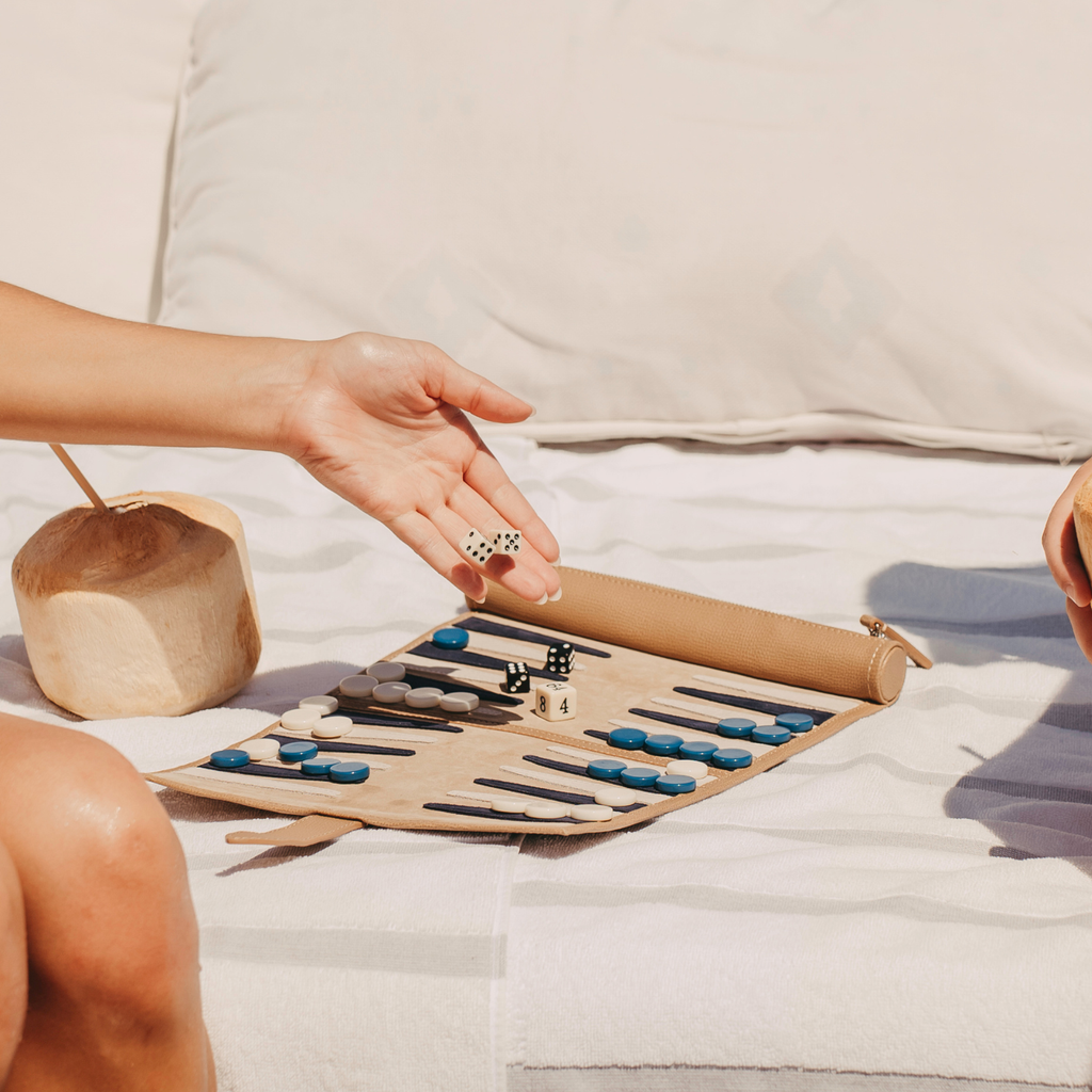 Travel Backgammon Board - Nantucket