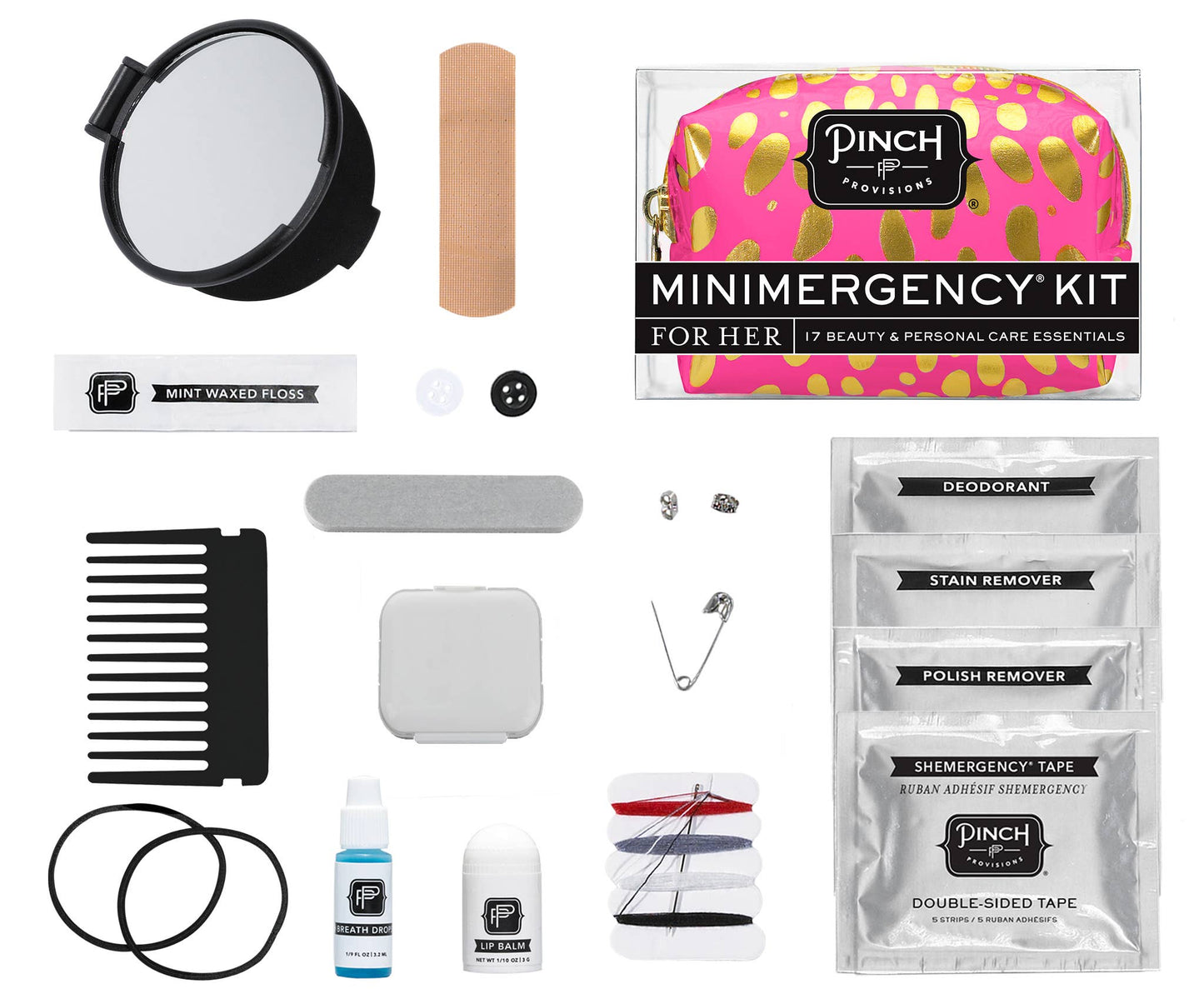 Pinch Provisions - Spotted Minimergency Kit: Pink