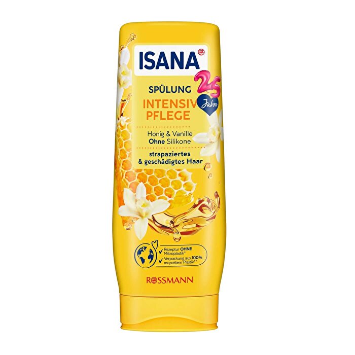 Isana Honey and Vanilla Hair Conditioner 300ml - Nourishing Formula