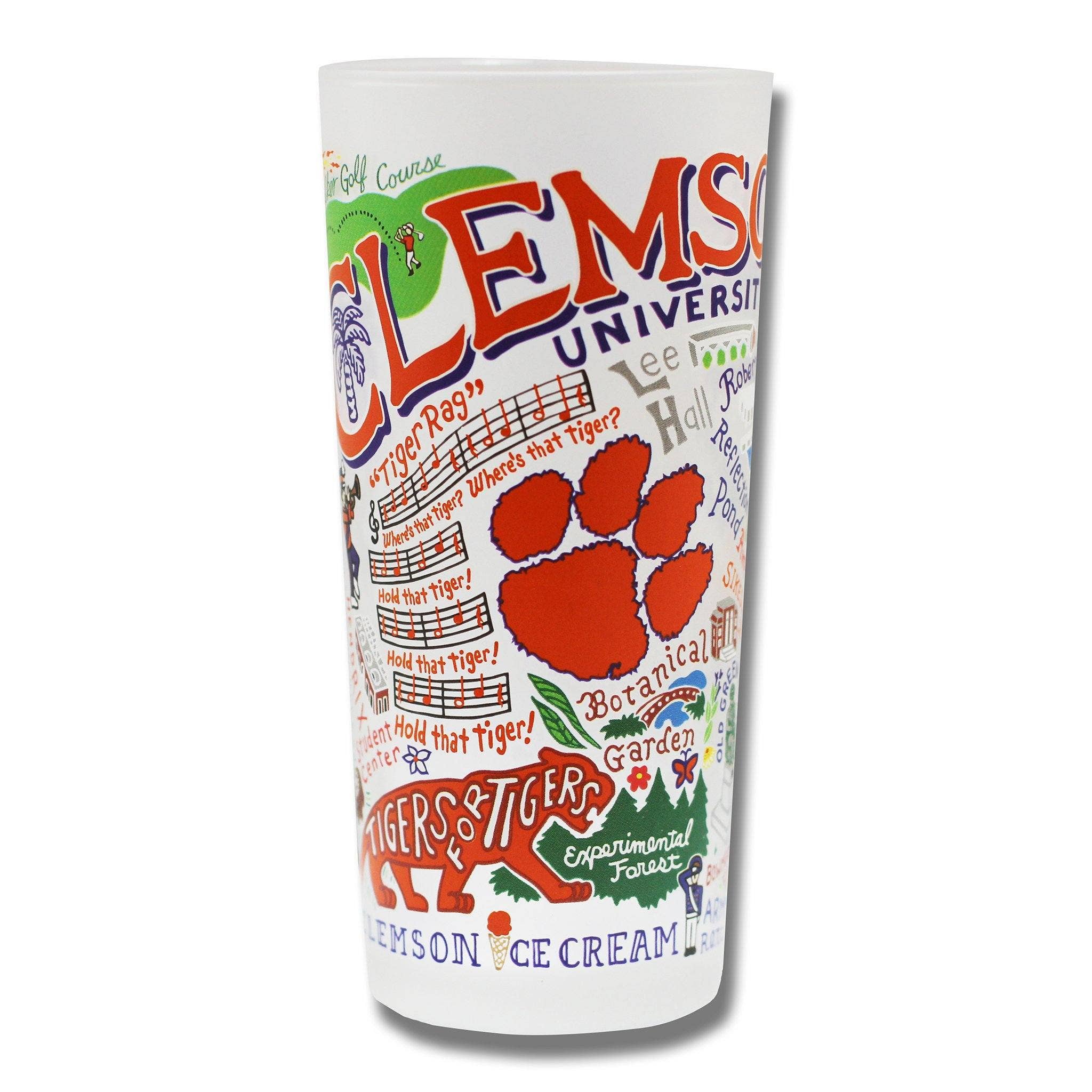 catstudio - Clemson University Collegiate Drinking Glass
