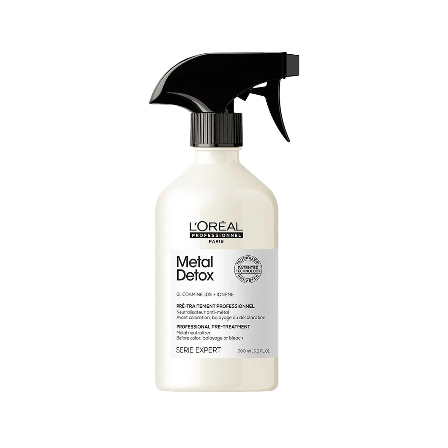 Loreal Professionnel Paris Serie Expert Metal Detox Hair Care Spray - Neutralizing Pre-Treatment for Damaged Hair, 16.91 fl oz