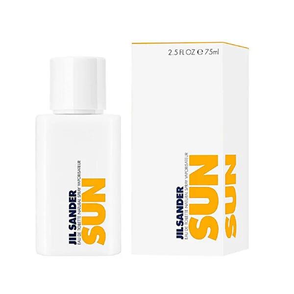 Jil Sander Sun EDT for Women: 75ml Amber Oriental Perfume | Phototoxic-Free Summer Fragrance, Long Lasting Scent