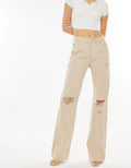Montana Ultra High Rise 90's Flare - Taupe