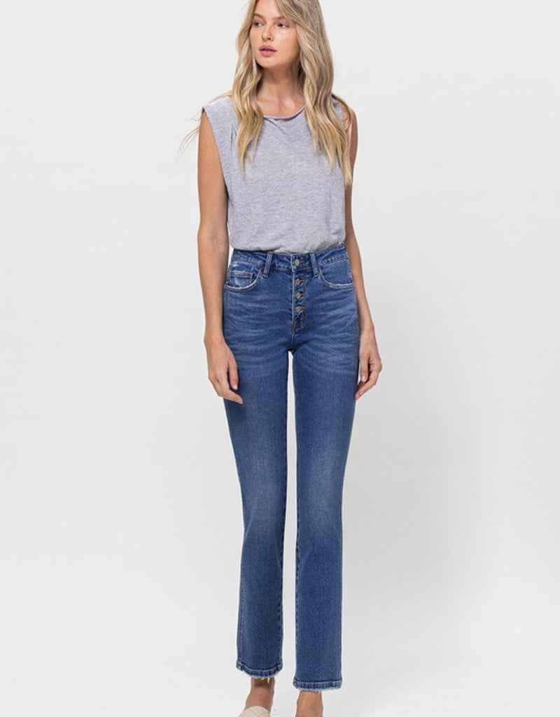 Melissa Mid-Rise Straight Leg