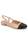 Odell Cap Toe Heel - Beige