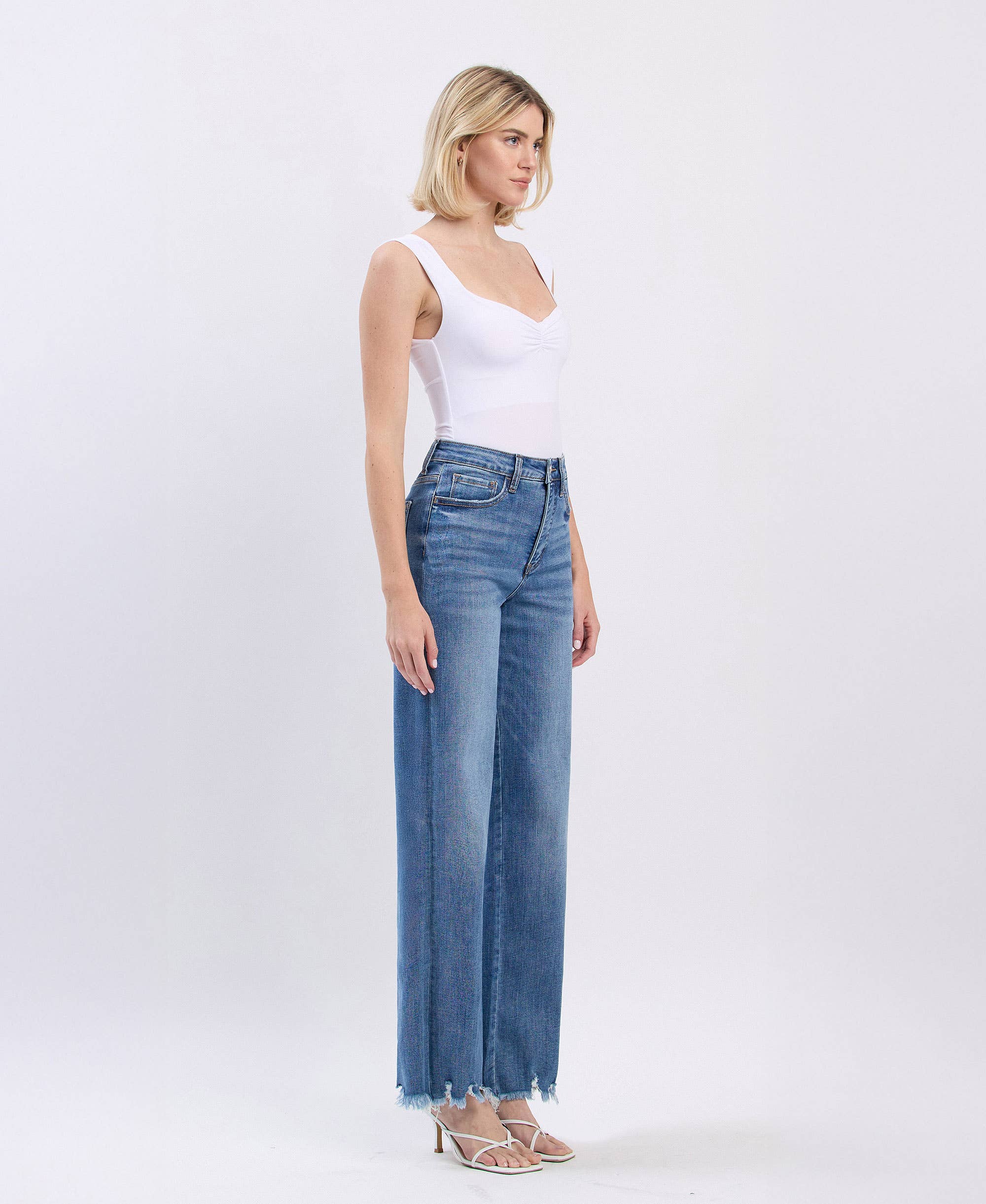 Alessia Tummy Control 90's High Rise Loose Jean