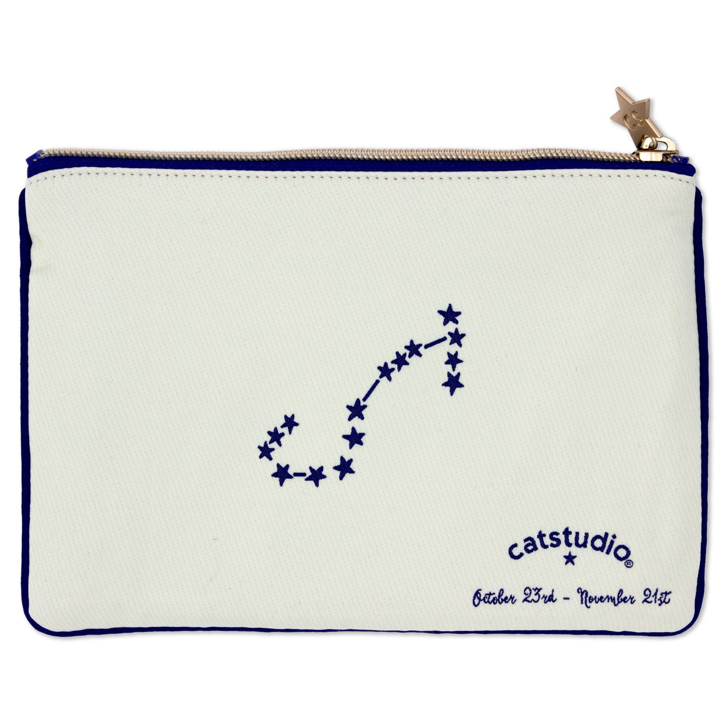 catstudio - Scorpio Astrology Zip Pouch