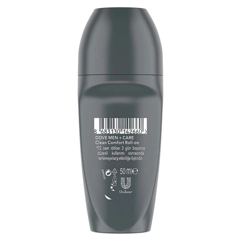 Dove Men +Care Clean Comfort Deodorant Roll-On 50 ml