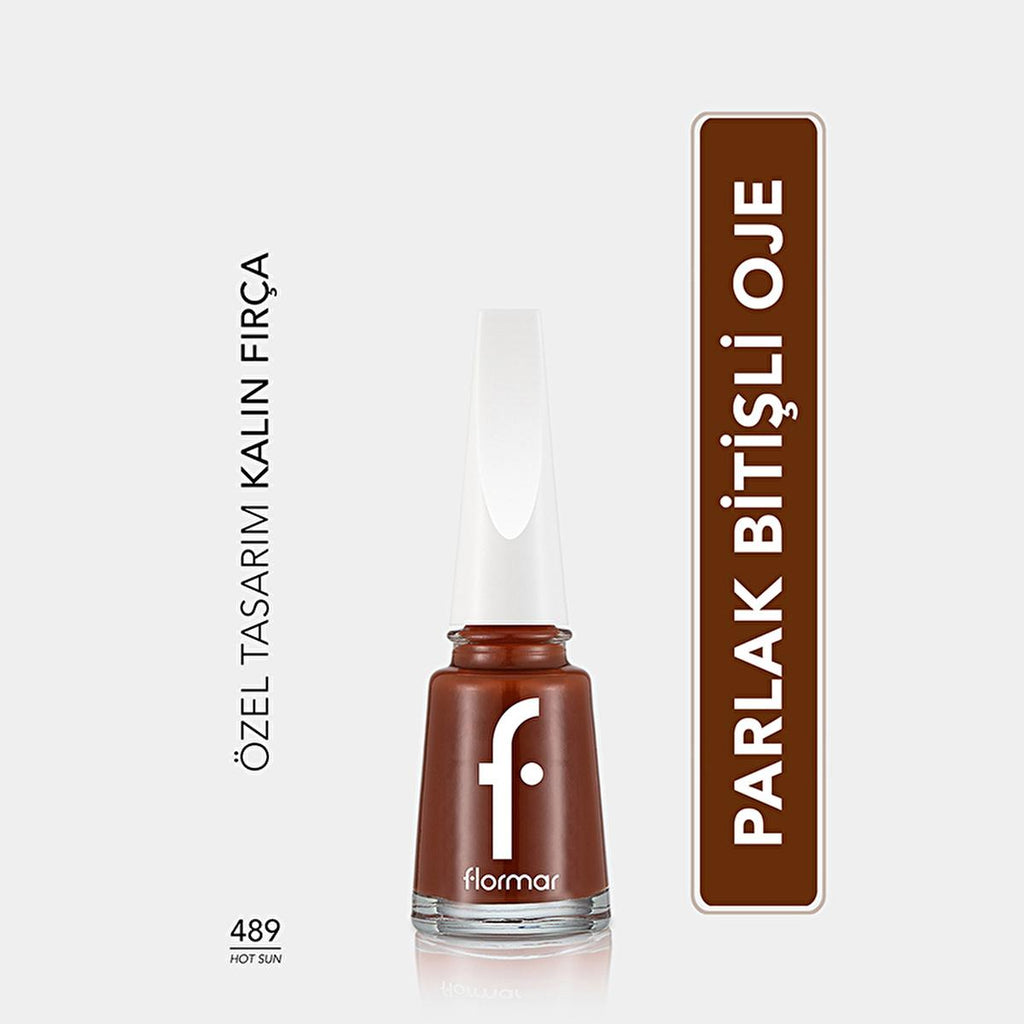 Flormar Long-Lasting Nail Enamel with Magnesium, Calcium & Sulfur - Vibrant Colors, Nourishing Nail Care