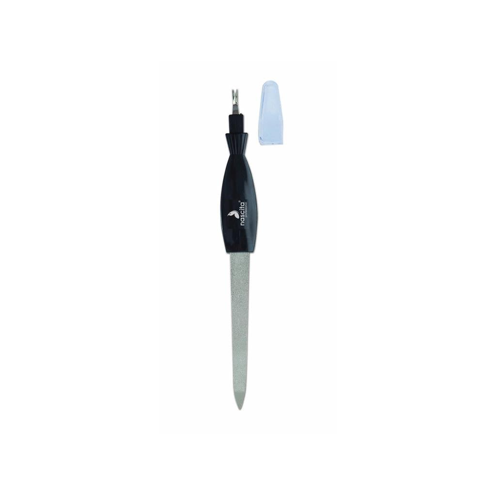 Nascita Dual-Ended Nail File, Cuticle Scraper 011