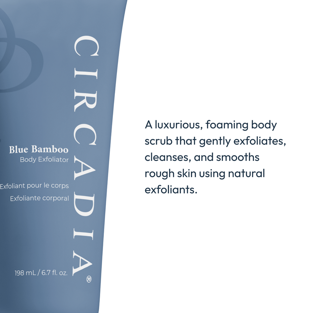 Blue Bamboo Exfoliator for Body | Circadia