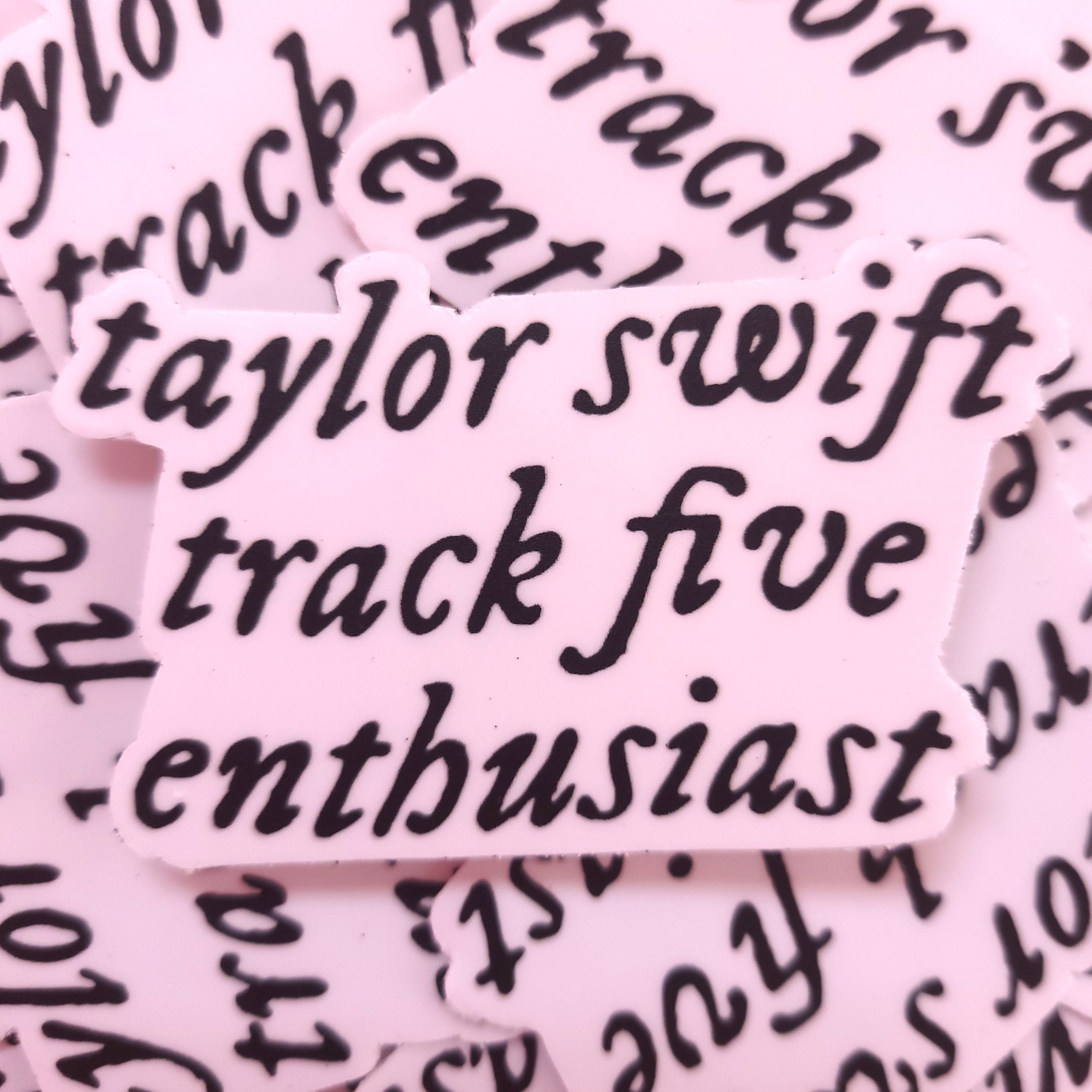 "Track 5 Enthusiast" Sticker
