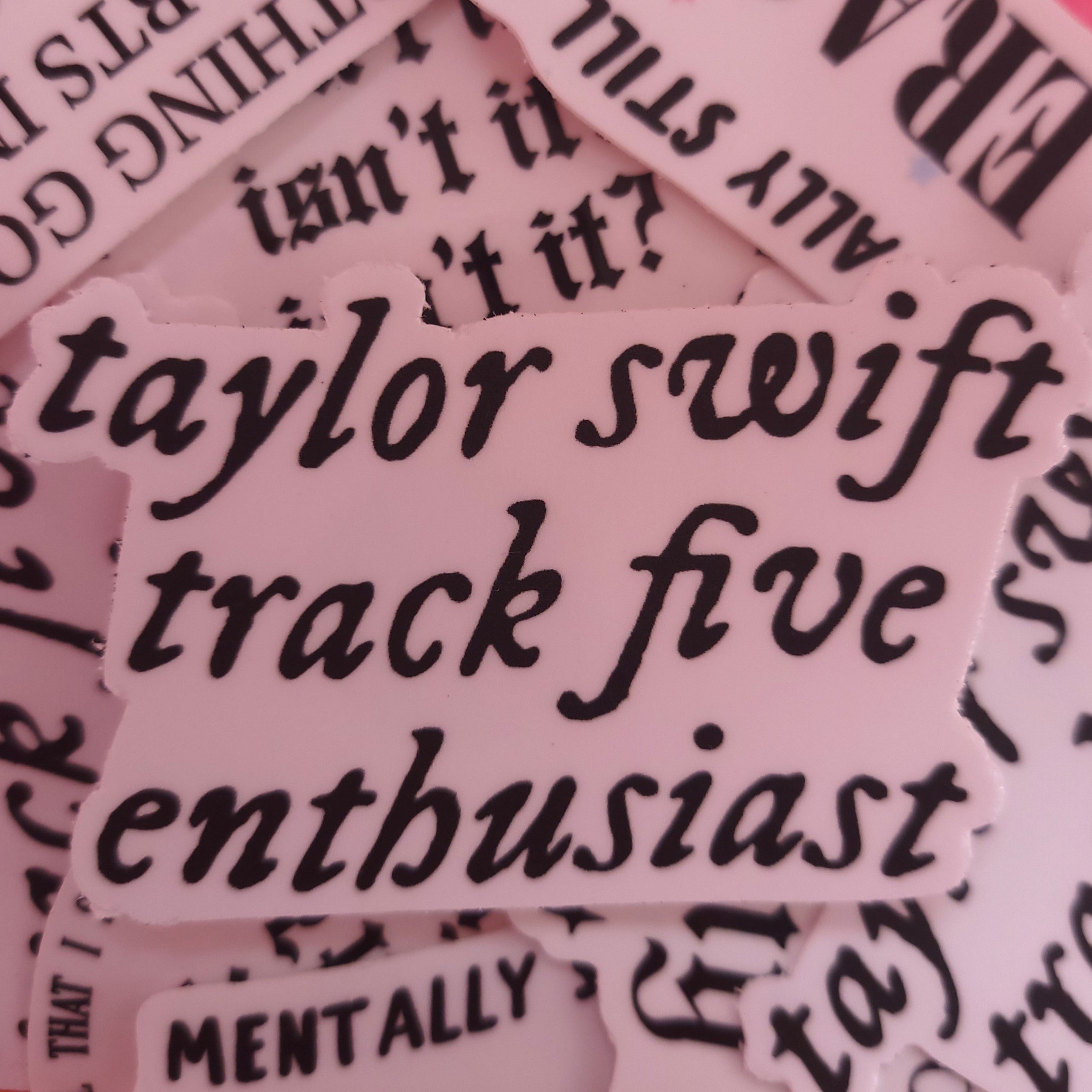 "Track 5 Enthusiast" Sticker