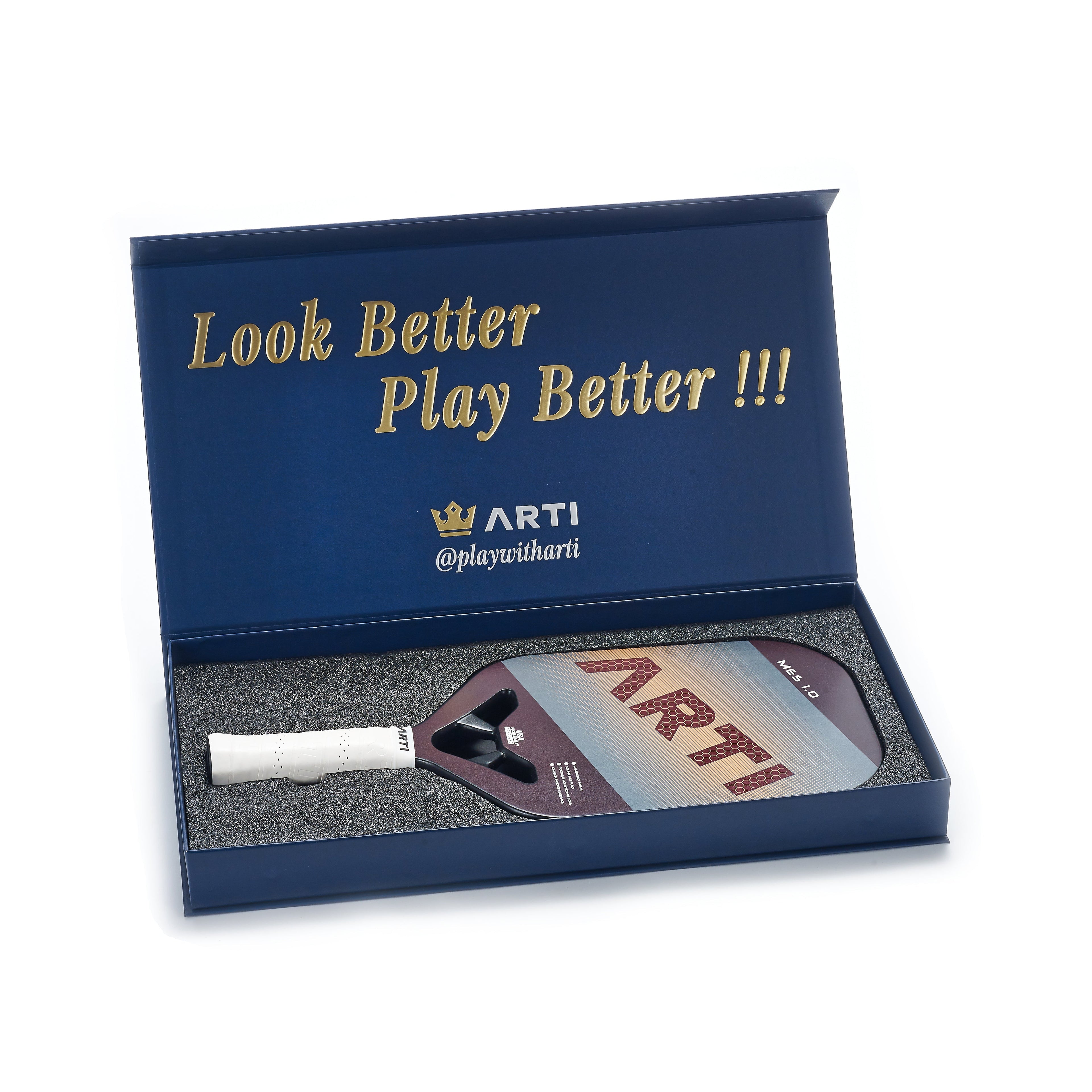 ARTI 14mm T700 Carbon Fiber "MASTERY ELITE 1.0" Pickleball Paddle - USA Pickleball Approved