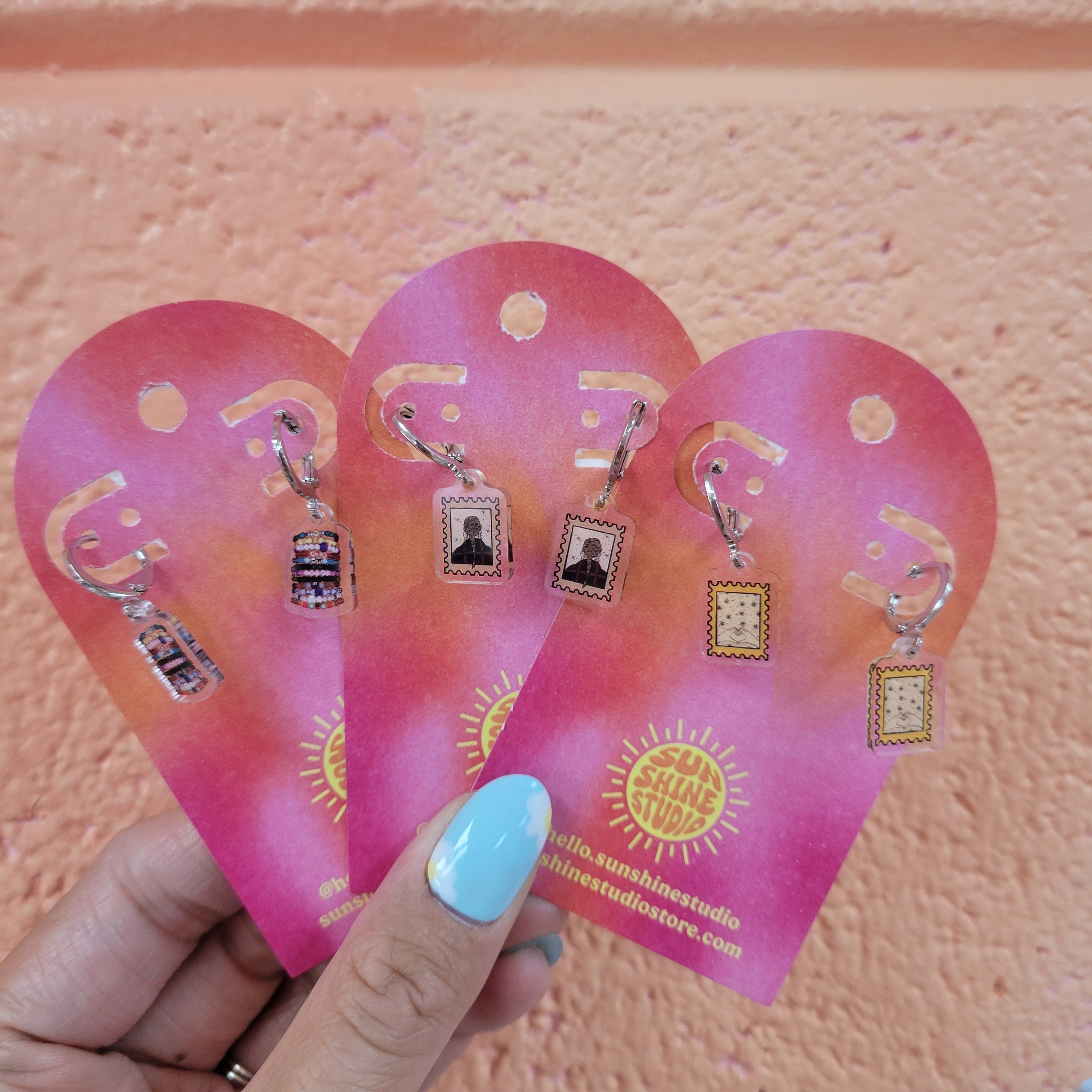 Mini Eras Stamp Earrings