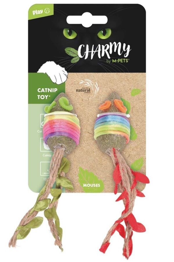 M-Pets Charmy Mouses Catnip Infused Cat Toy 1 Count