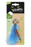 M-Pets Charmy Bugbear Catnip & Matatabi Cat Toy Blue 11.5cm