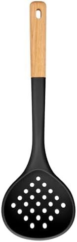 Badiano Silicone Kitchen Ladle Strainer, Large Slotted Spoon