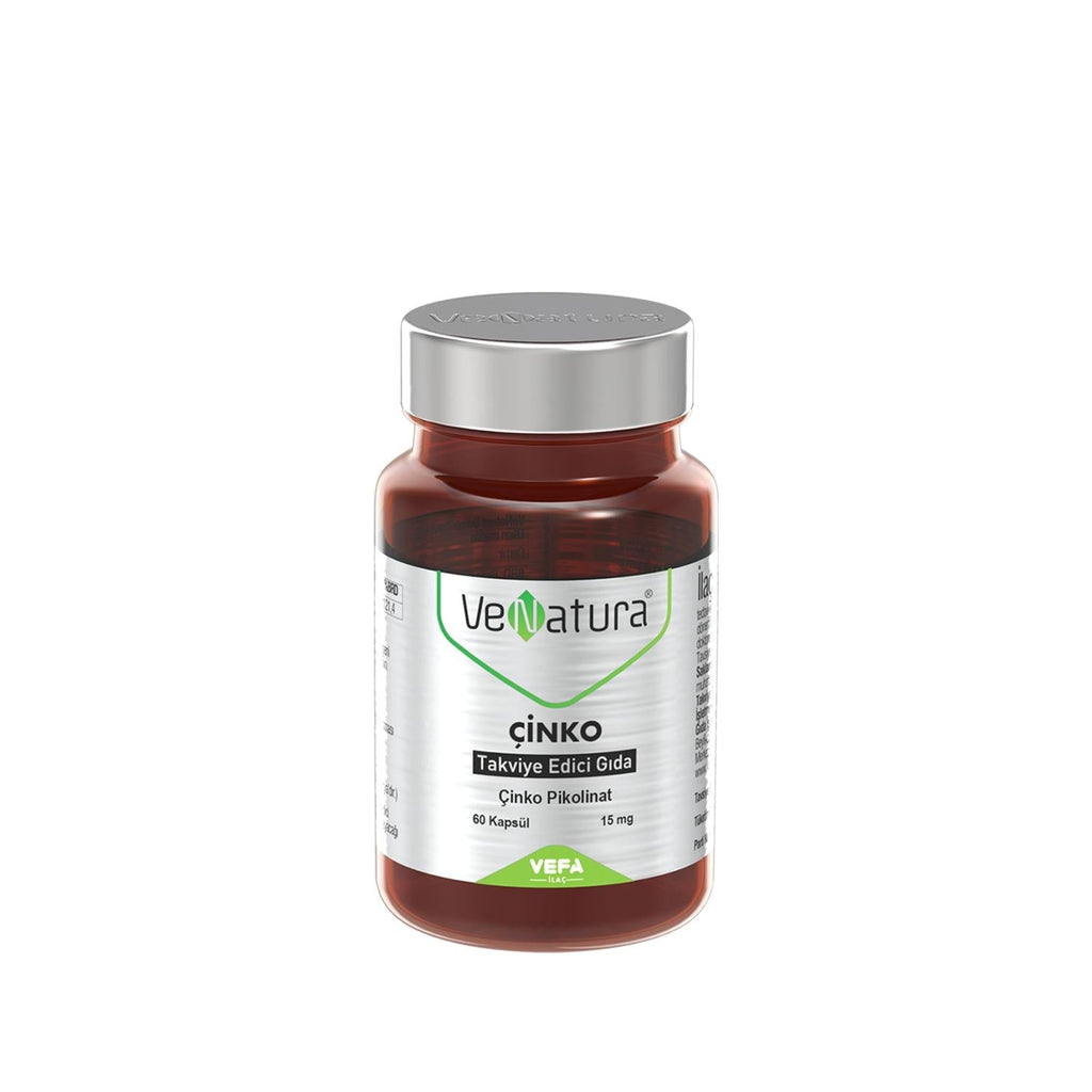 VeNatura Zinc Dietary Supplement for Immune Support 60 Capsules