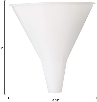 Hutzler Plastic Funnel, 32-Ounce Wide