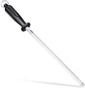 Knife Sharpener Rod, 13 Inch Carbon Steel Honing Rod