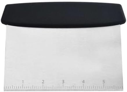 Bench Scraper, Stainless Steel Food Scraper Tool, Dough Scraper and Pastry