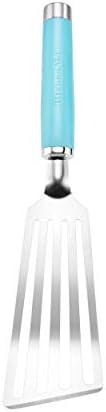 KitchenAid KO024OHAQA Gourmet Stainless Steel Flex Turner, Aqua Sky
