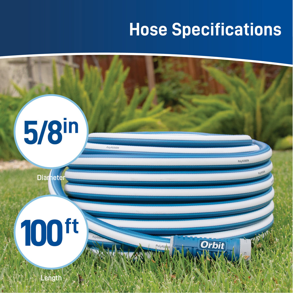 Orbit Elevated 100 ft x 5/8" Polyfusion Hose 28258
