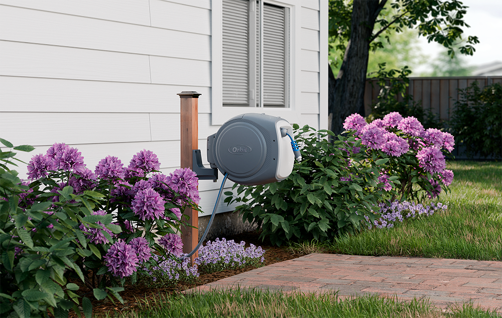50ft x 5/8 Auto Retractable Hose Reel with Wall Mount 22564