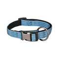 Flamingo Rover Adjustable Dog Collar Blue 40-55cm