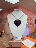 You've Got a Big Heart - Statement Acrylic Heart Charm Necklace