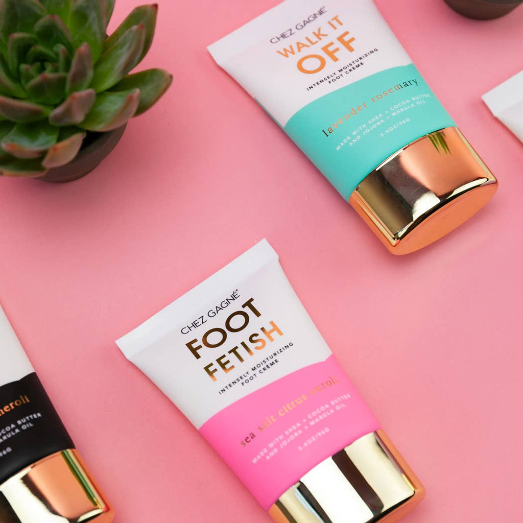 Foot Fetish - Clean + Vegan Foot Crème - Sea Salt Citrus + Neroli - 3.4oz
