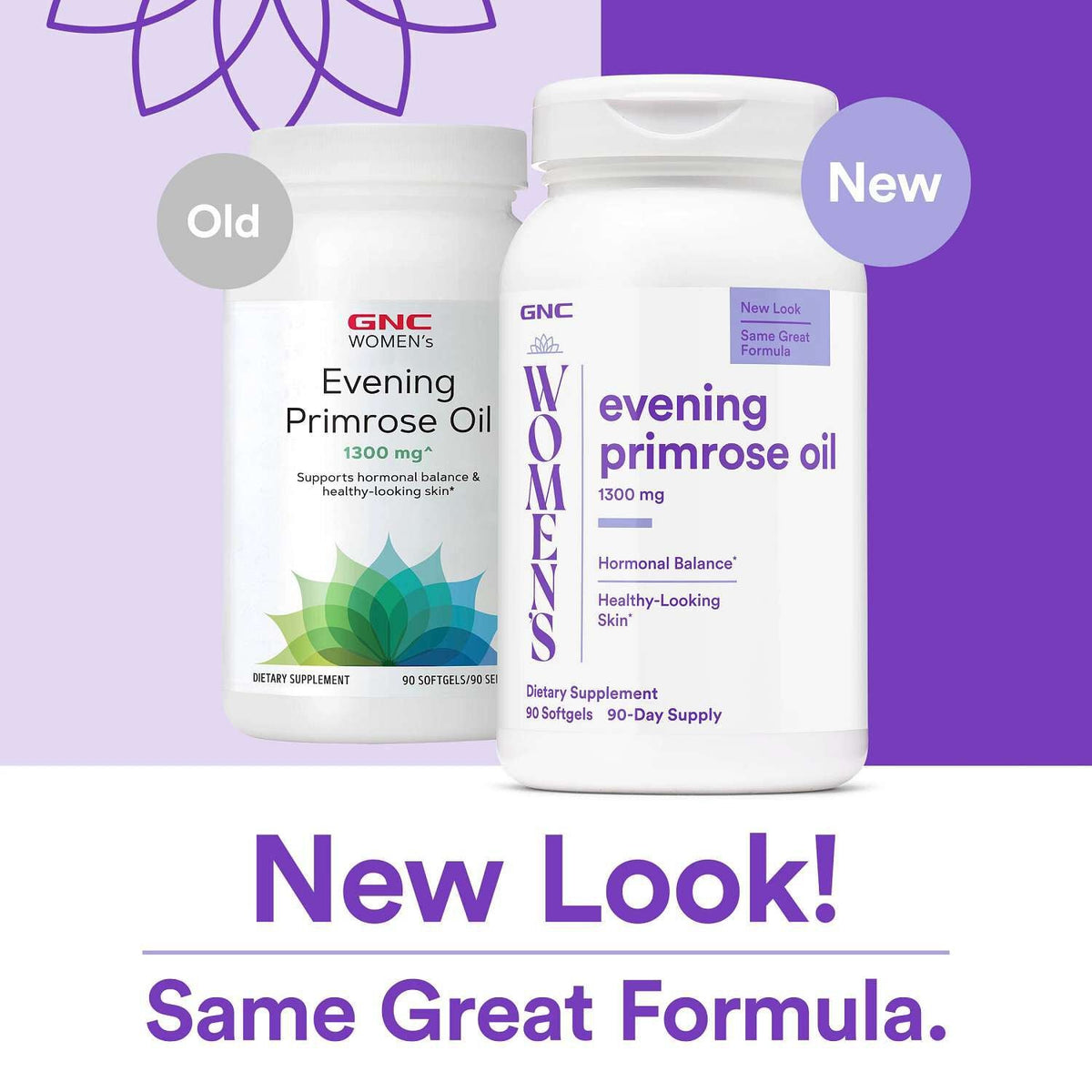GNC Women's Evening Primrose Oil 1300 mg – 90 Softgels
