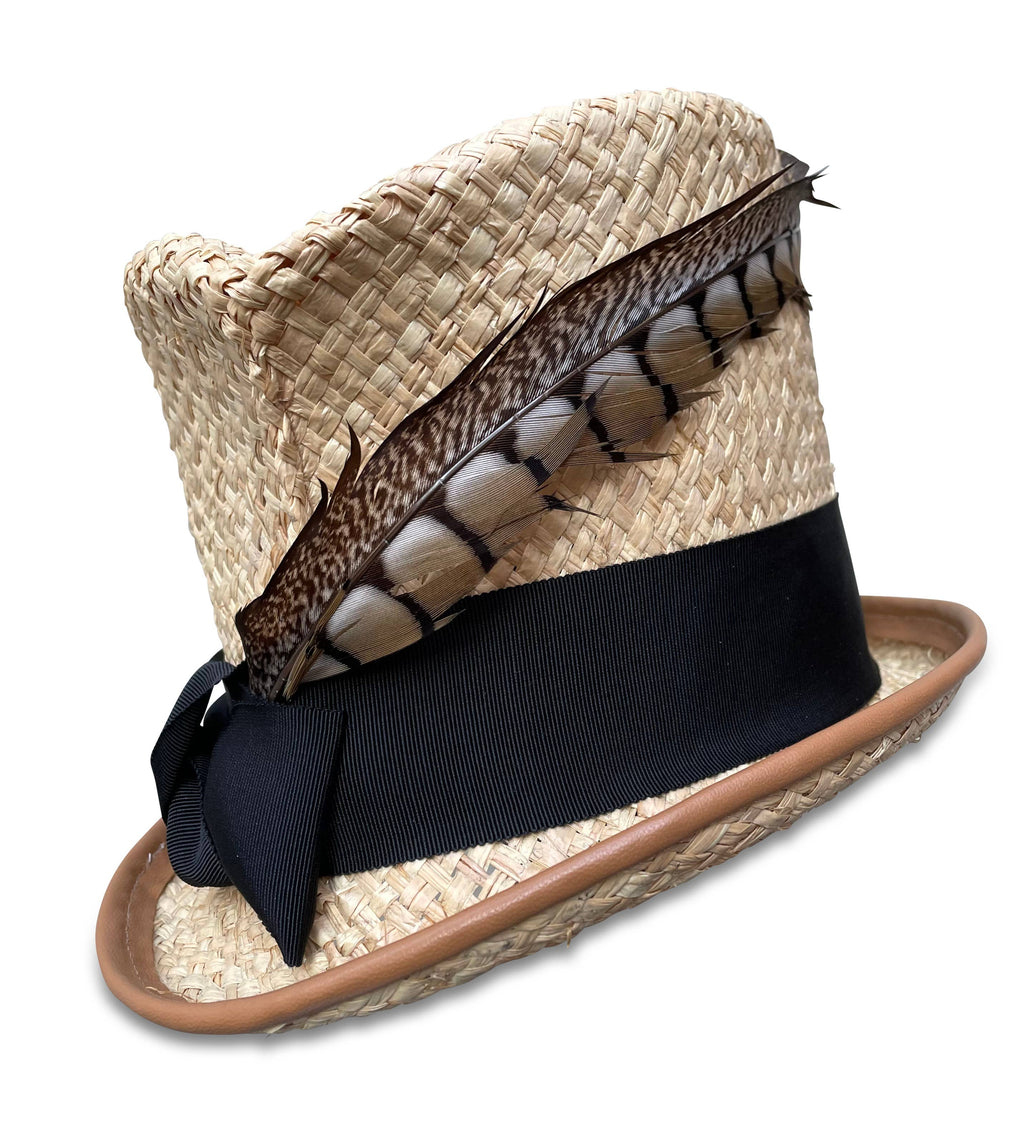 Cha Cha's House of Ill Repute - Fay - Twisted Straw Top Hat: Medium 22.5/23
