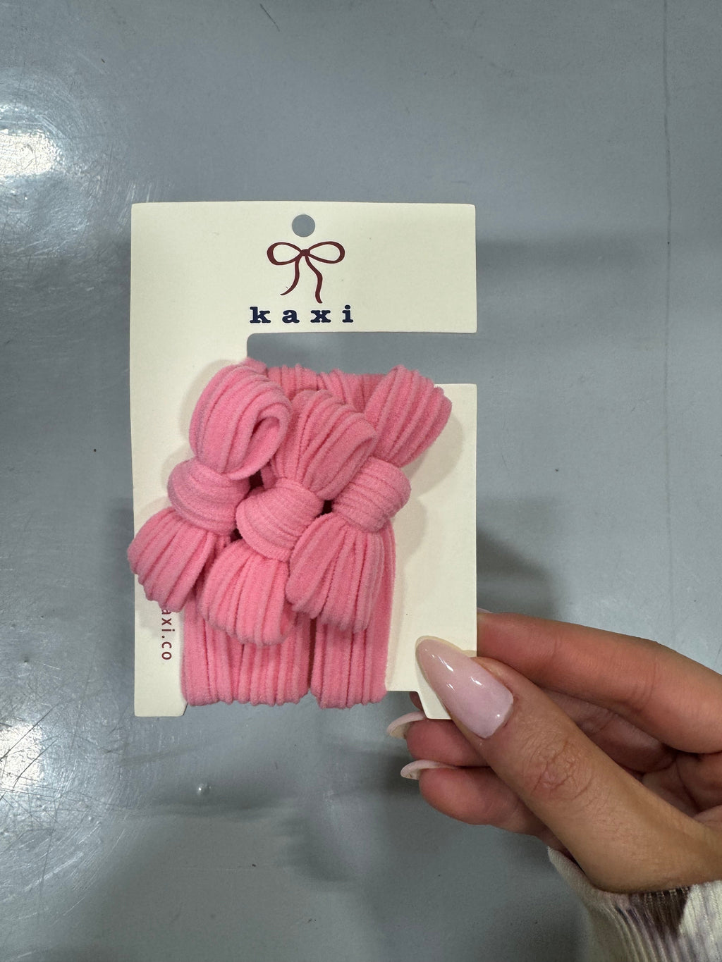 BOW SLICK BACK PONYTAILS (PACK OF 3)